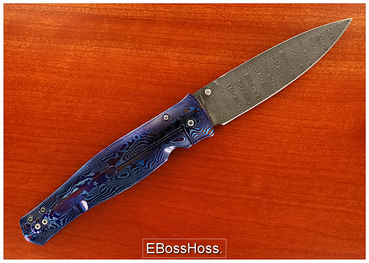 Tom Mayo Timascus Dr. Death EBossHoss Knives